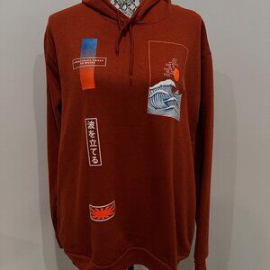 GSTR XL Orange Surfer Sweatshirt Hoodie - SALE